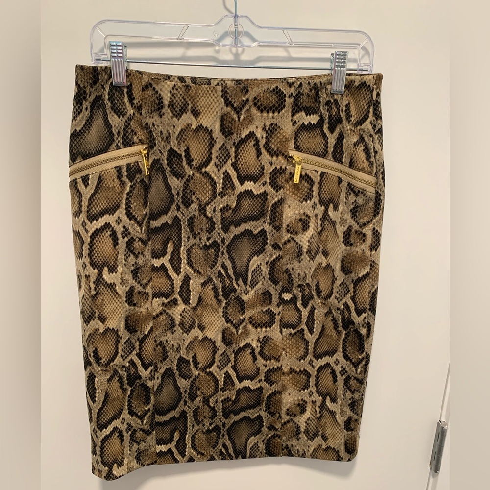 Michael Kors Snake Print Pencil Skirt Size 8